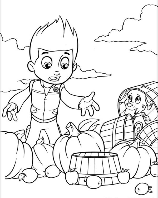 Paw Patrol 38 For Kids Coloring Page