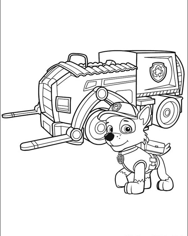 Cool Paw Patrol 40 Coloring Page