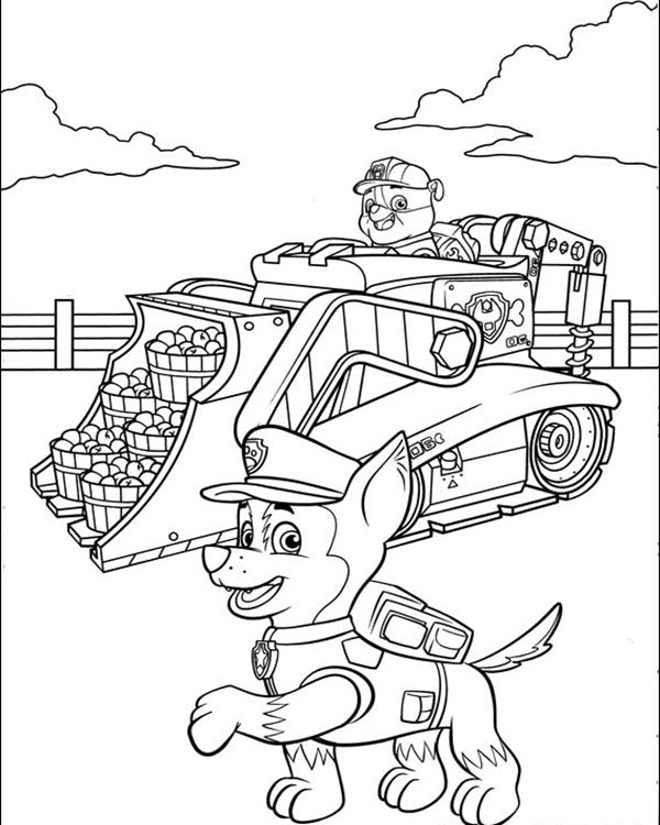 Paw Patrol 42 For Kids Coloring Page
