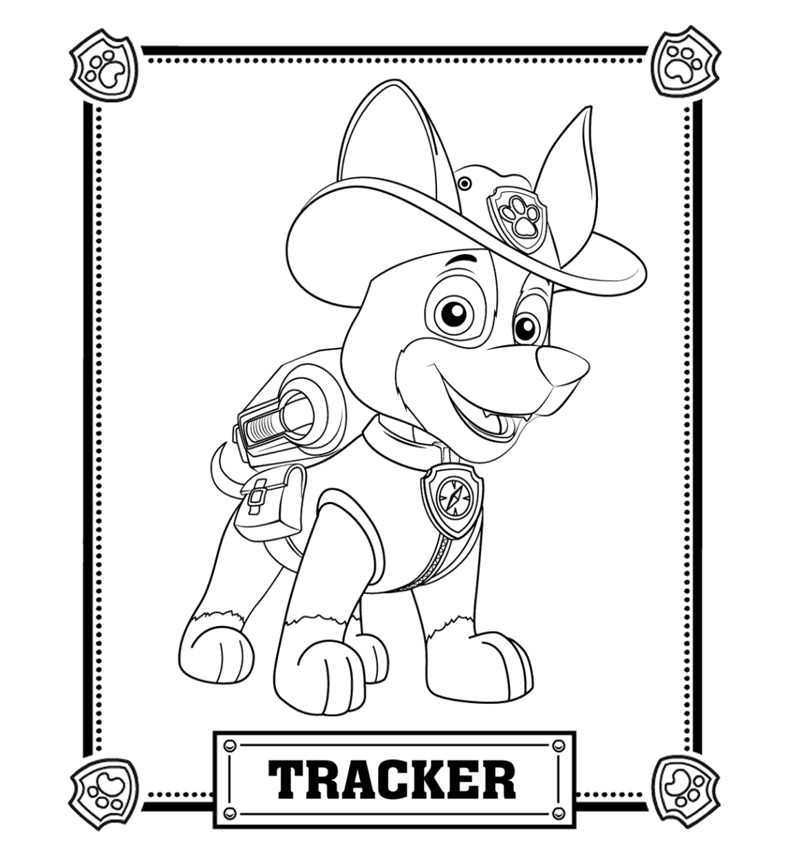 Paw Patrol 45 Cool Coloring Page