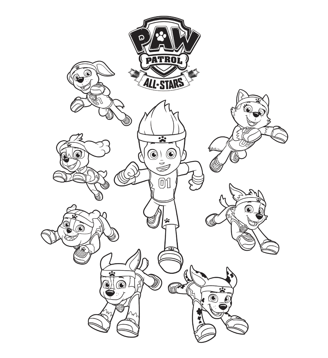 Paw Patrol 47 Cool Coloring Page