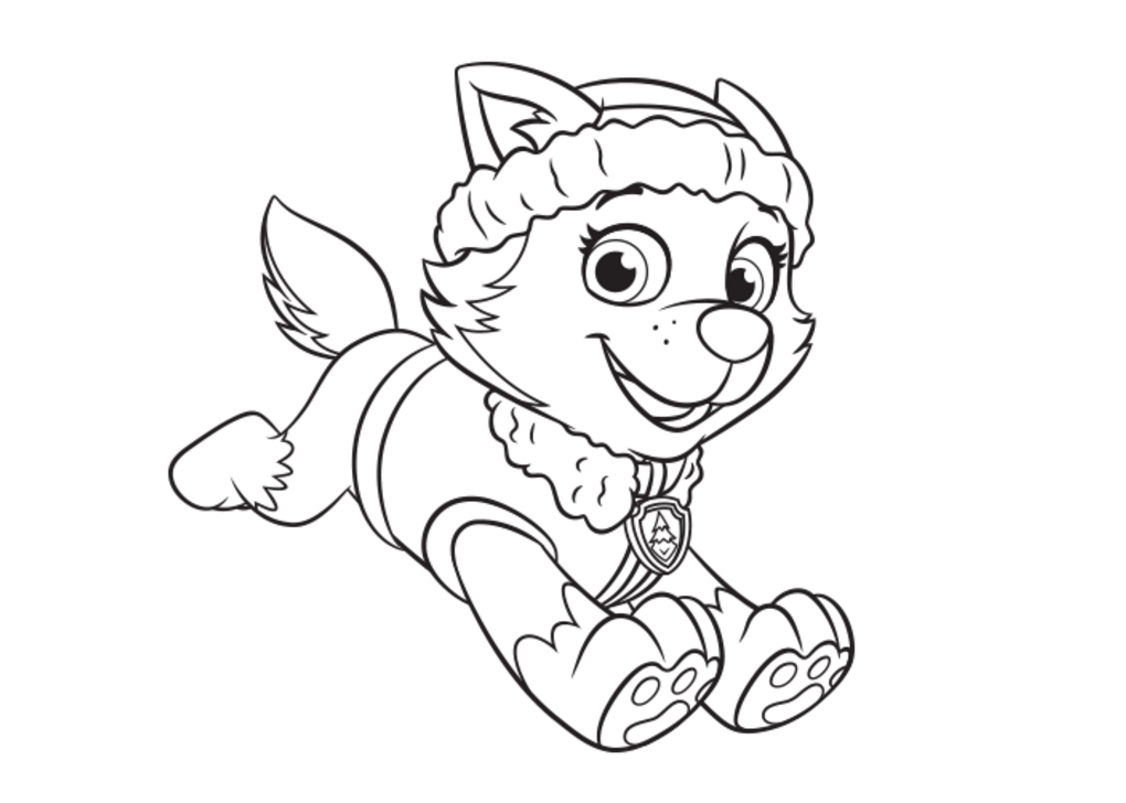 Paw Patrol 54 For Kids Coloring Page