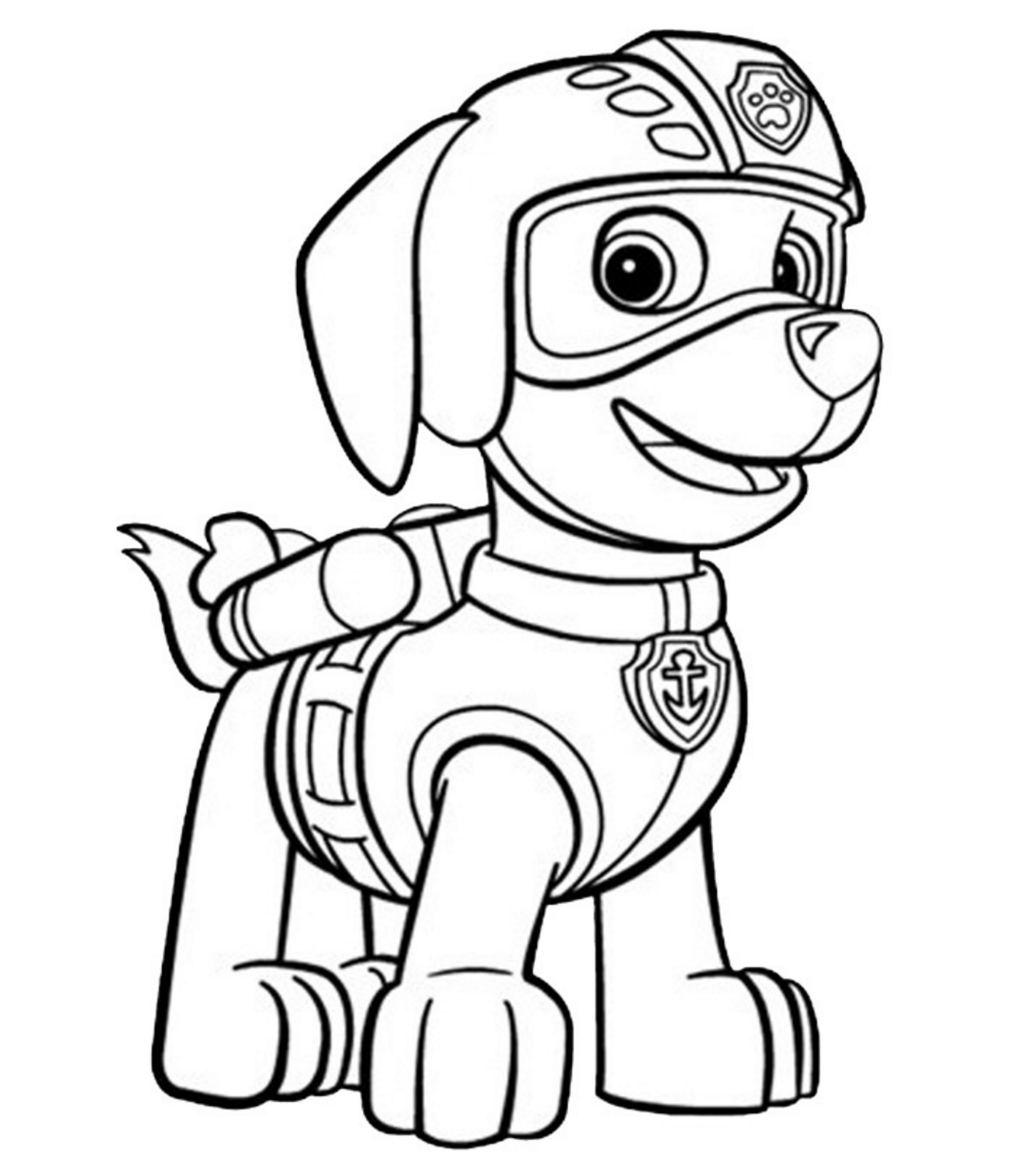Paw Patrol 55 Cool Coloring Page