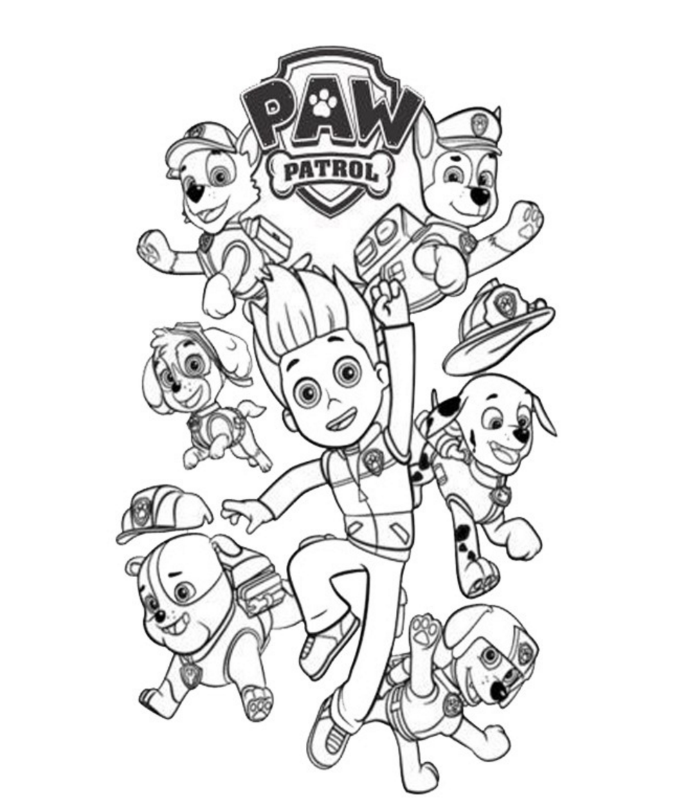 Paw Patrol 20 Coloring Pages   Coloring Cool