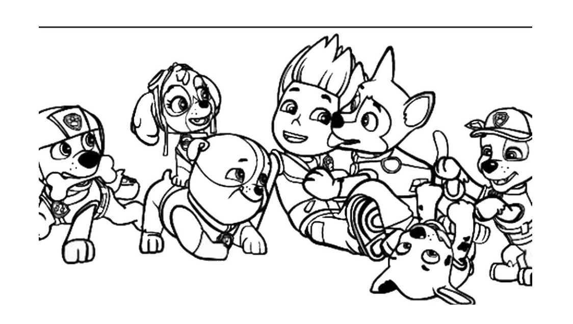 Paw Patrol 57 Cool Coloring Page