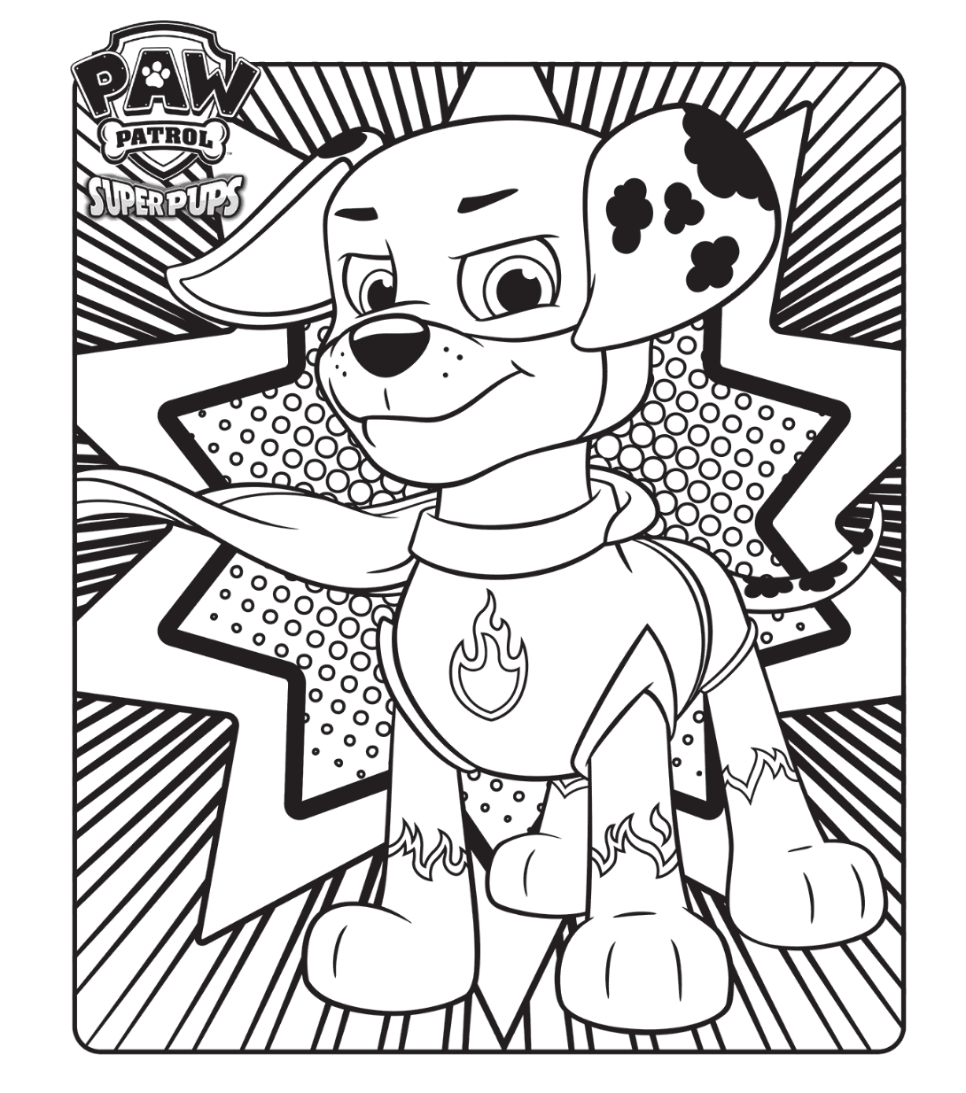 Paw Patrol 63 Cool Coloring Page