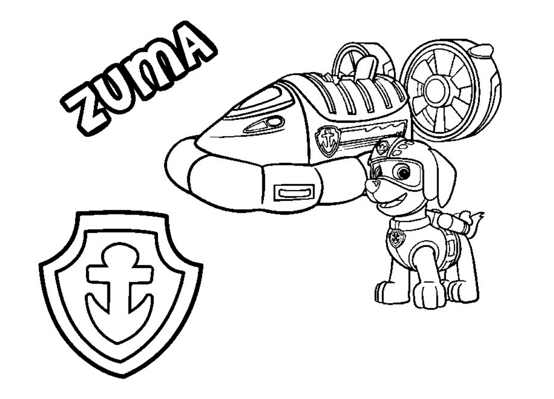 Paw Patrol 65 Cool Coloring Page