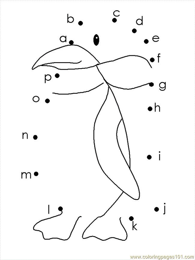 Penguin 11 For Kids Coloring Page