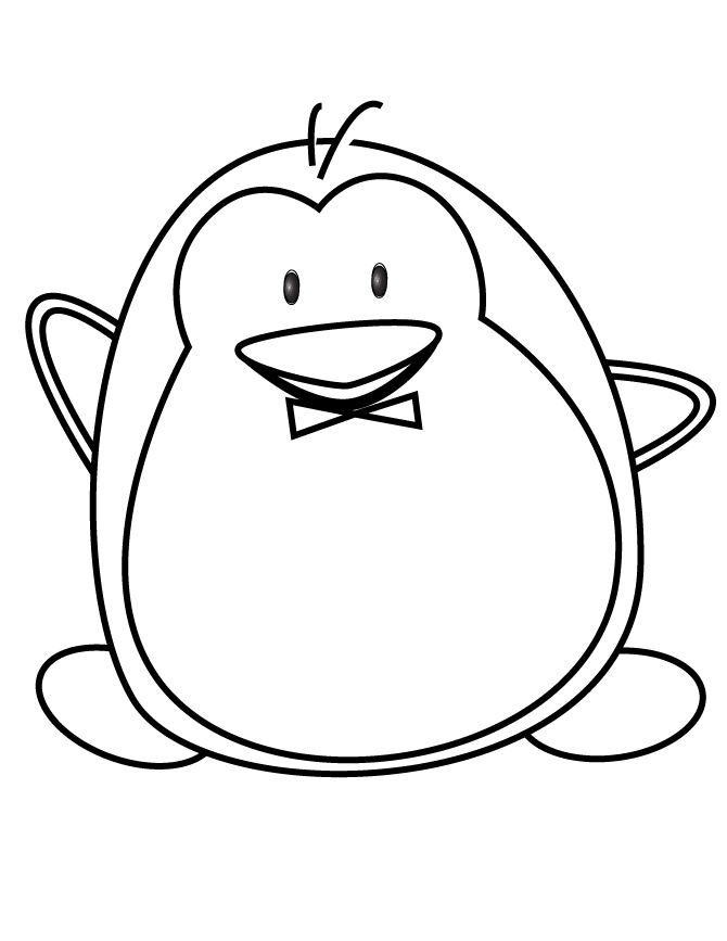 Penguin 16 Cool Coloring Page