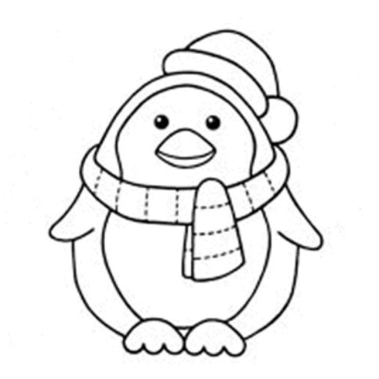 Penguin 18 Cool Coloring Page