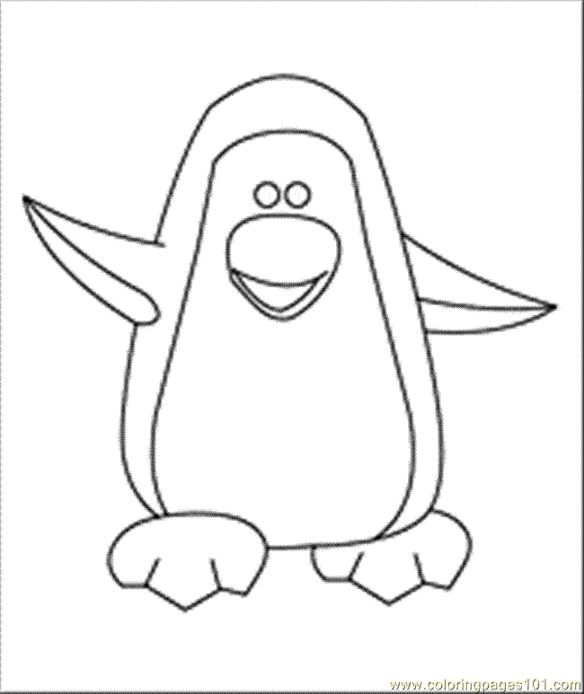 Penguin 22 Cool Coloring Page