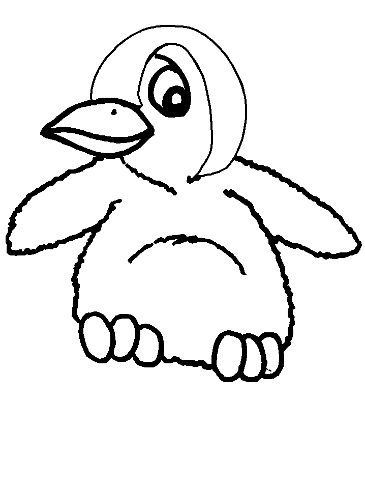 Cool Penguin 24 Coloring Page