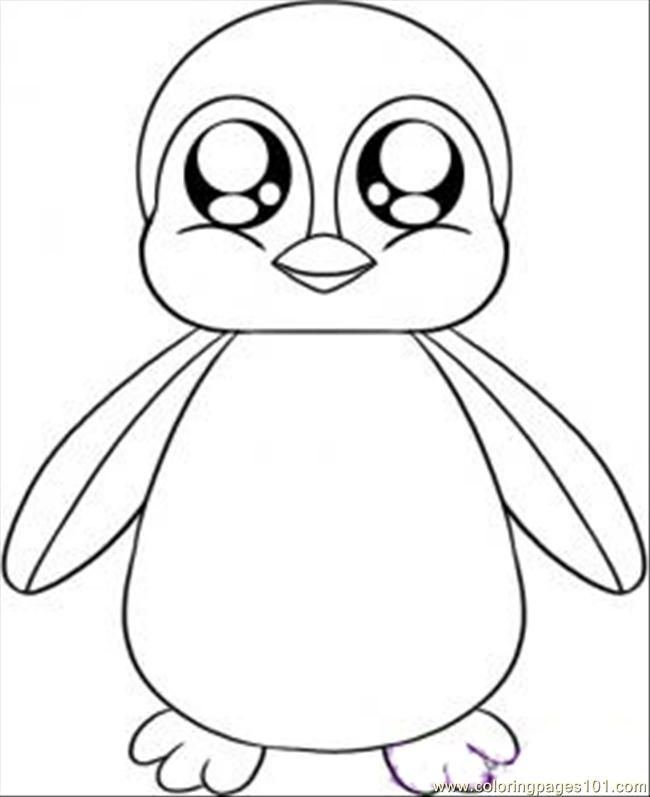 Penguin 6 Cool Coloring Page