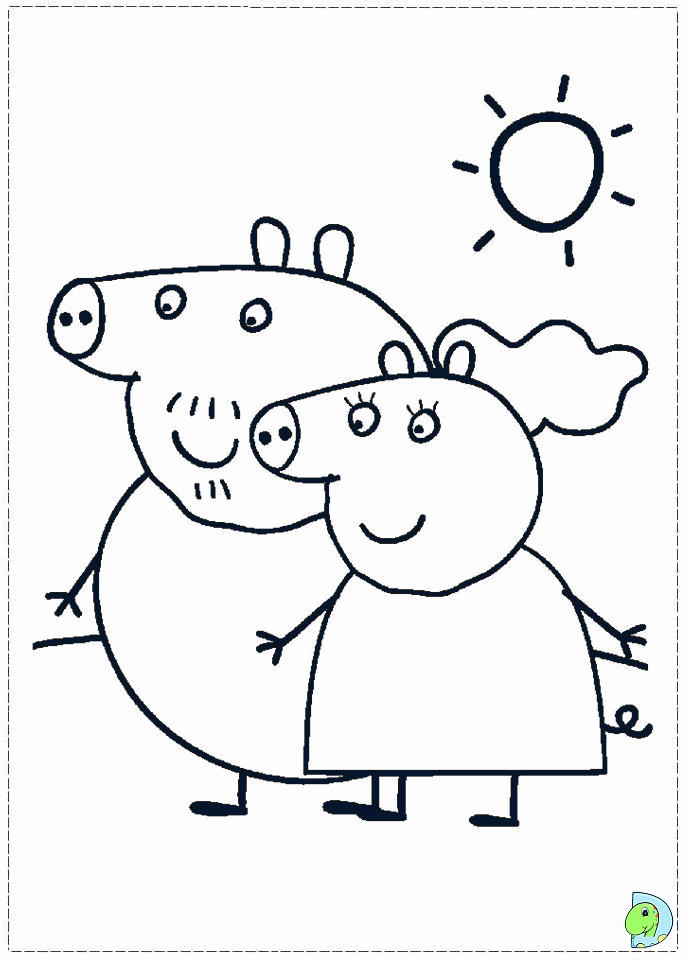 Peppa Pig With Sun Cool