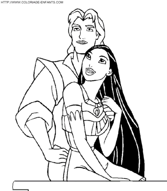 Pocahontas 15 Cool Coloring Page