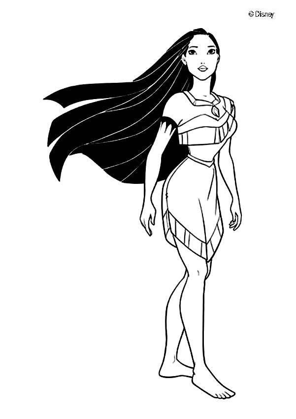 Pocahontas 19 Cool Coloring Page