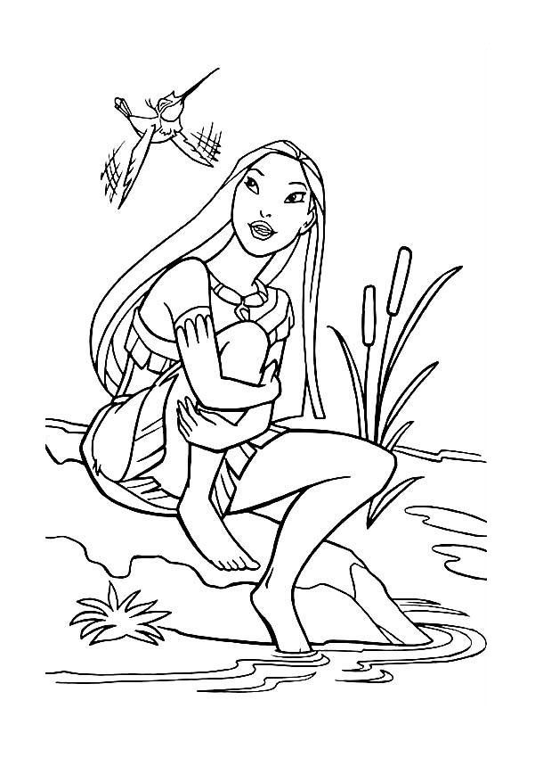 Pocahontas 20 For Kids Coloring Page