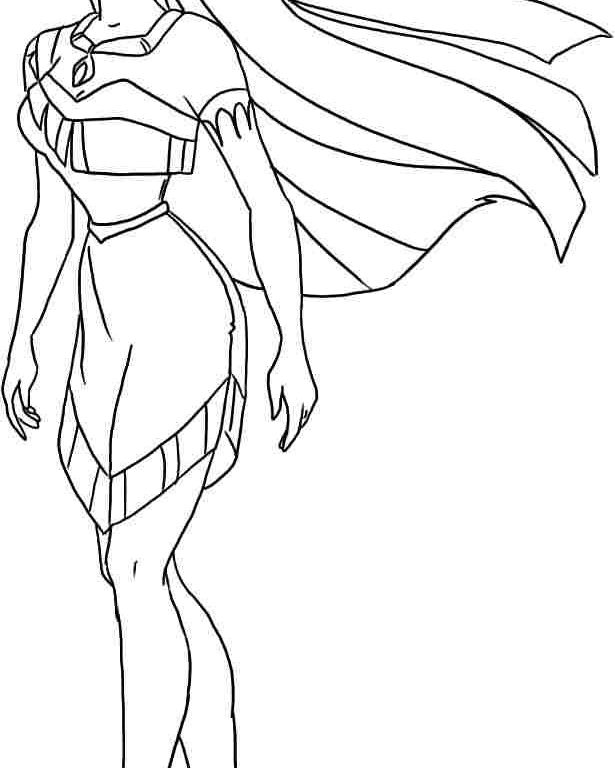 Pocahontas 21 Cool Coloring Page
