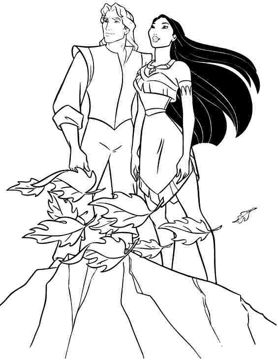 Cool Pocahontas 22 Coloring Page