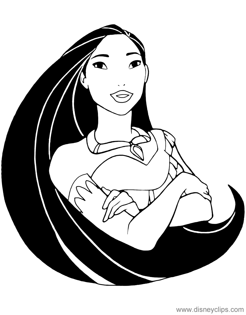 Pocahontas 25 Cool Coloring Page