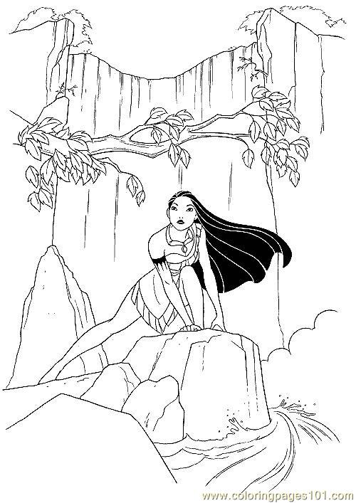 Cool Pocahontas 26 Coloring Page