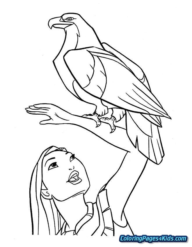 Cool Pocahontas 30 Coloring Page