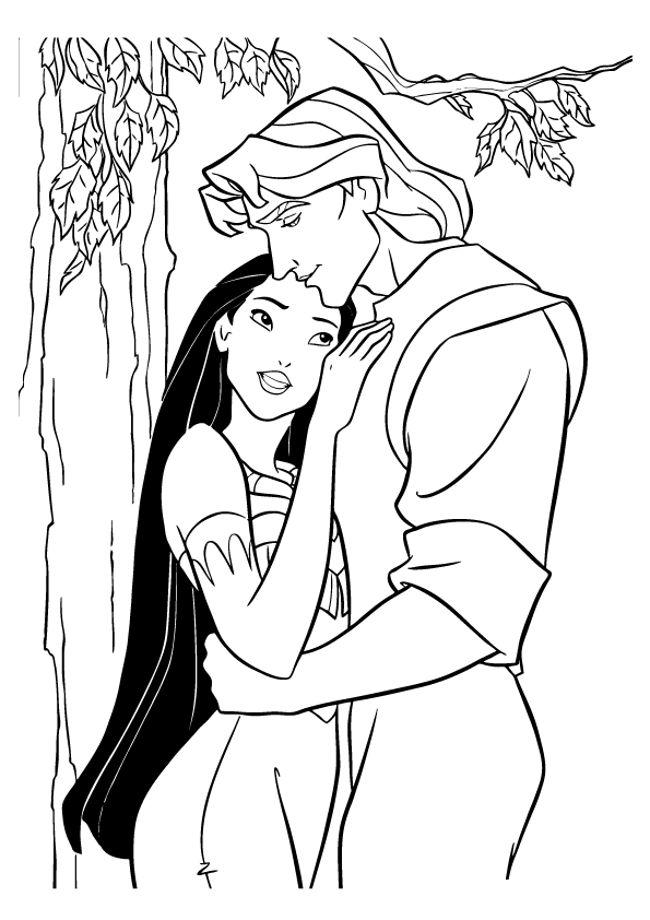 Pocahontas 8 For Kids Coloring Page