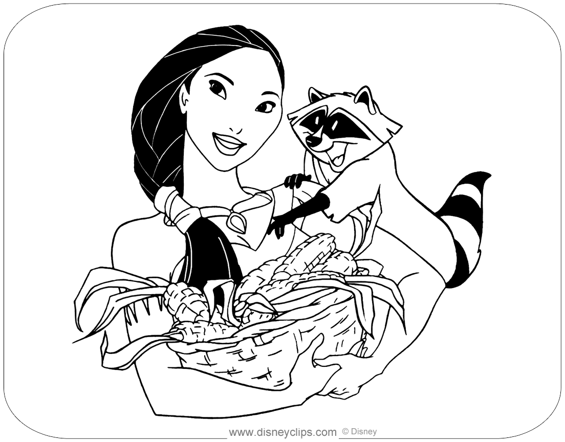 Pocahontas 9 Cool Coloring Page