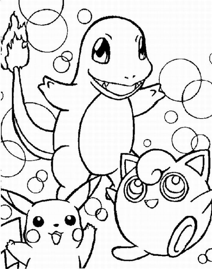 Pokemon 10 Cool Coloring Page