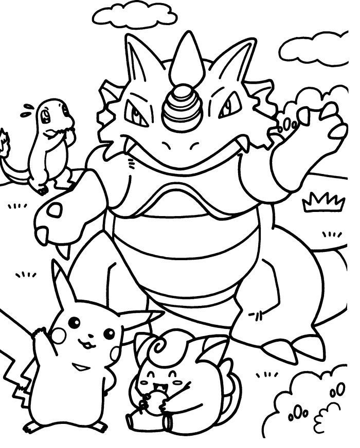 Pokemon 18 Cool Coloring Page
