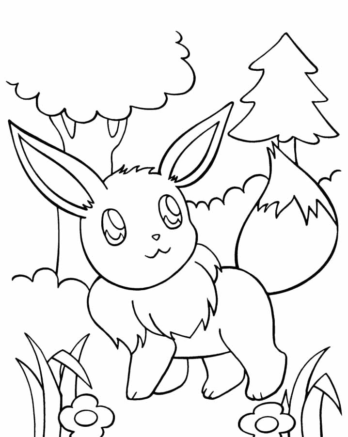 Pokemon 25 For Kids Coloring Page