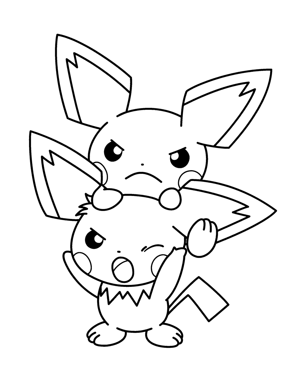 Pokemon 4 Cool Coloring Page