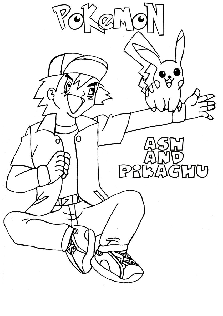 Pokemon 8 Cool Coloring Page