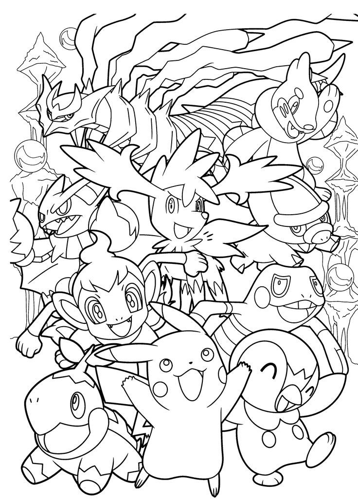 Pokemons 3 For Kids Coloring Page