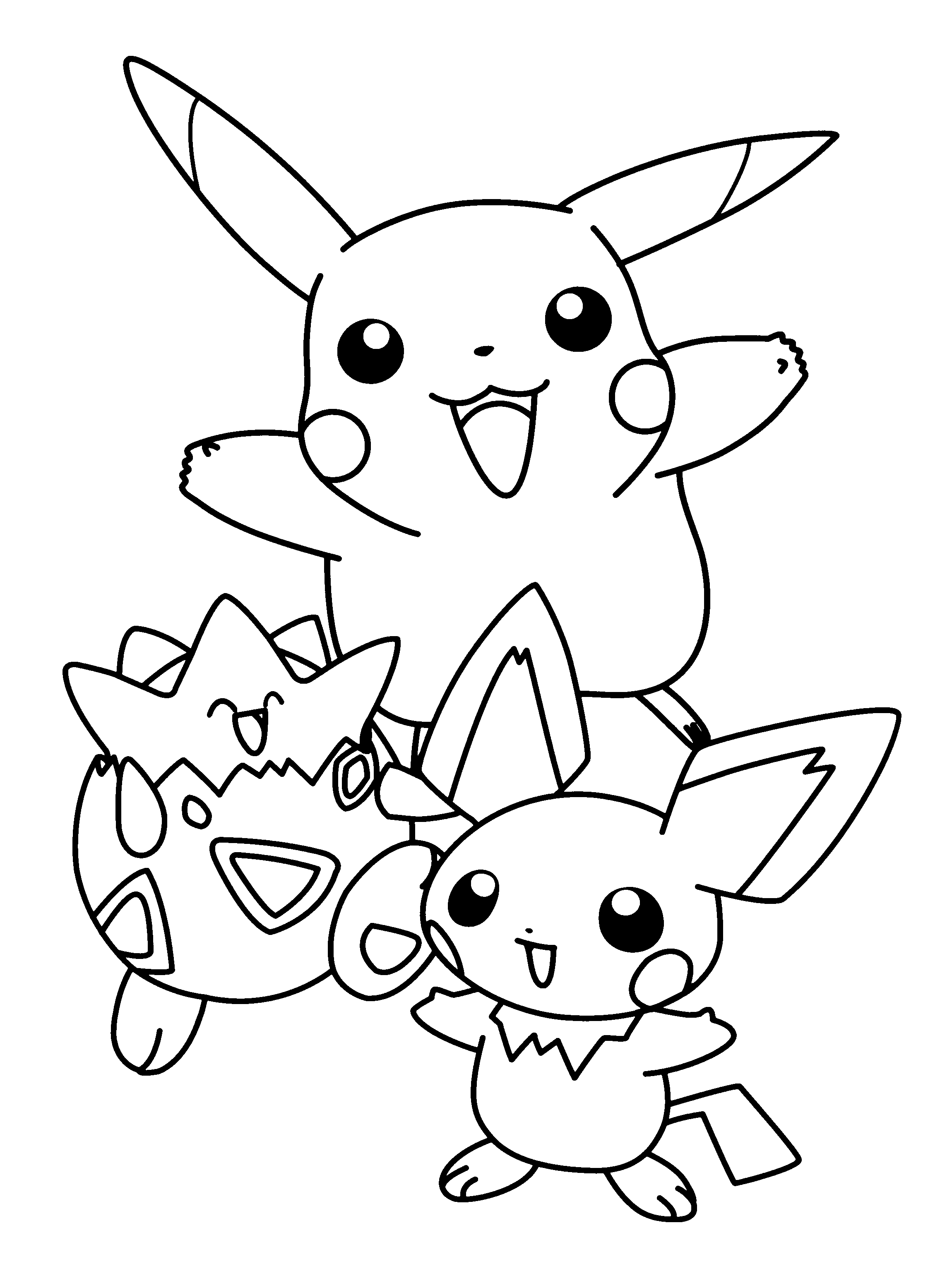 Pokemons 4 Cool Coloring Page