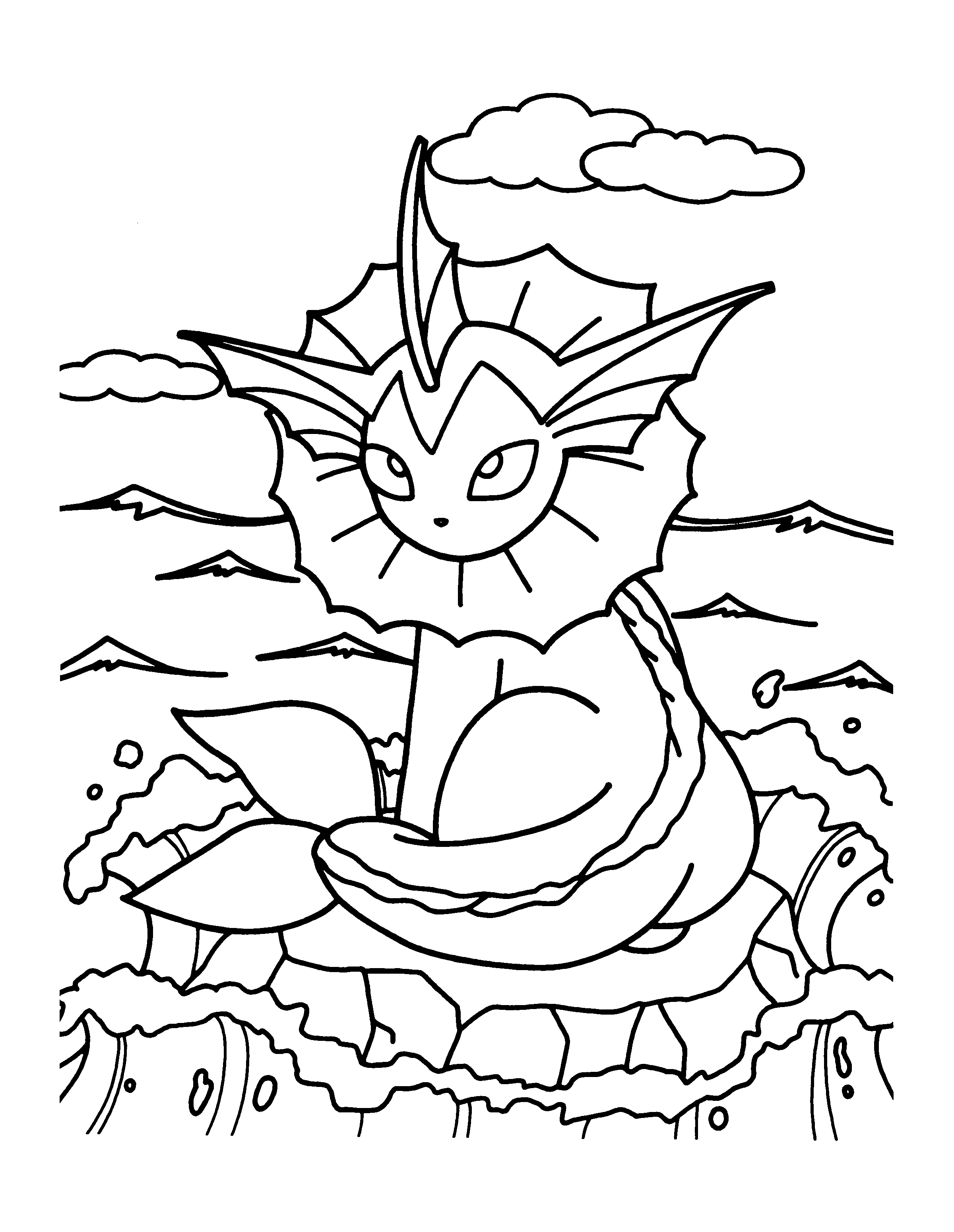 Pokemons 7 For Kids Coloring Page