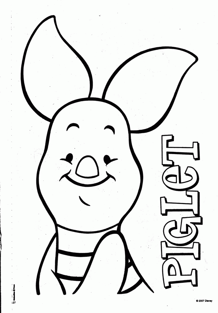 Pooh Bear And Friends 19 Cool Coloring Page