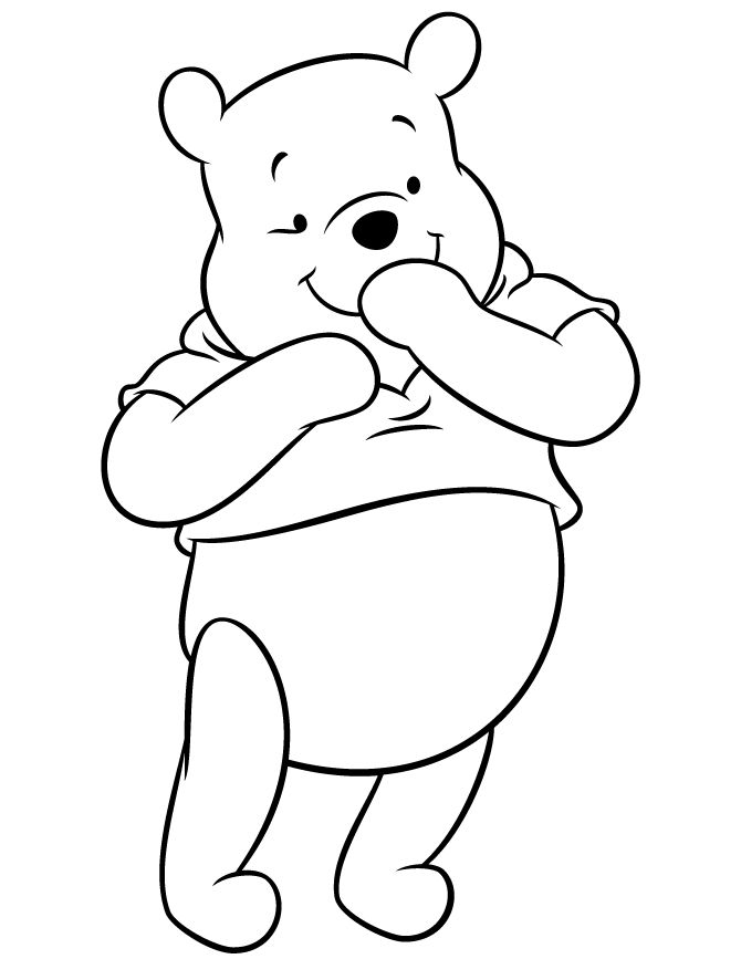 Cool Pooh Bear And Friends 24 Coloring Page