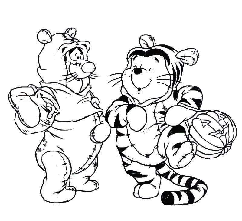 Pooh Bear And Friends 25 Cool Coloring Page