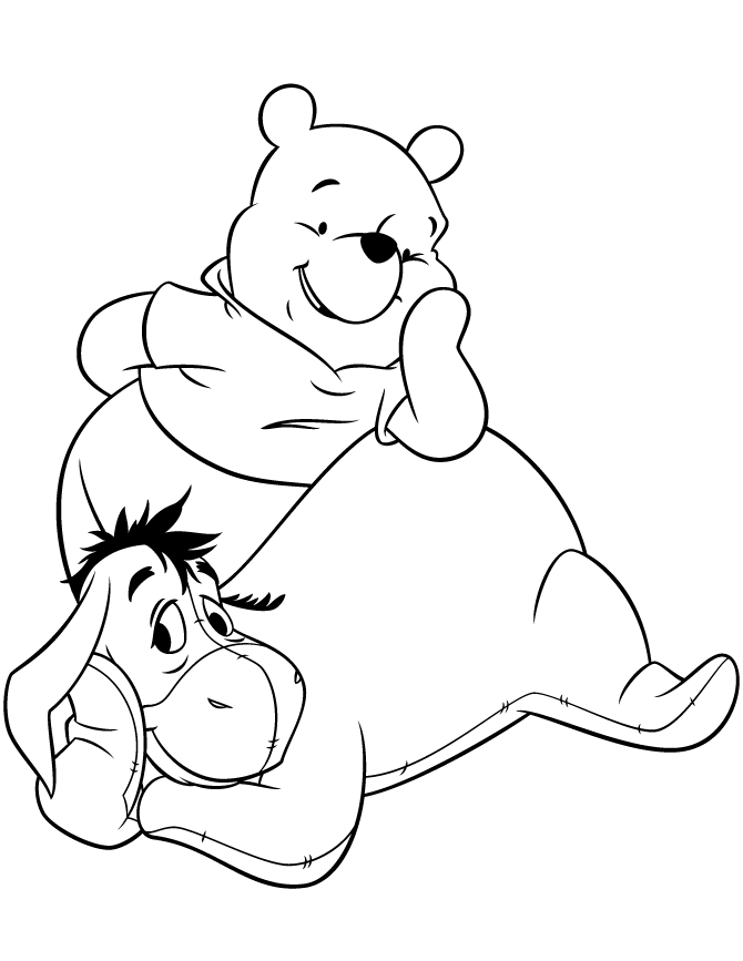 Pooh Bear And Friends 31 Cool Coloring Page