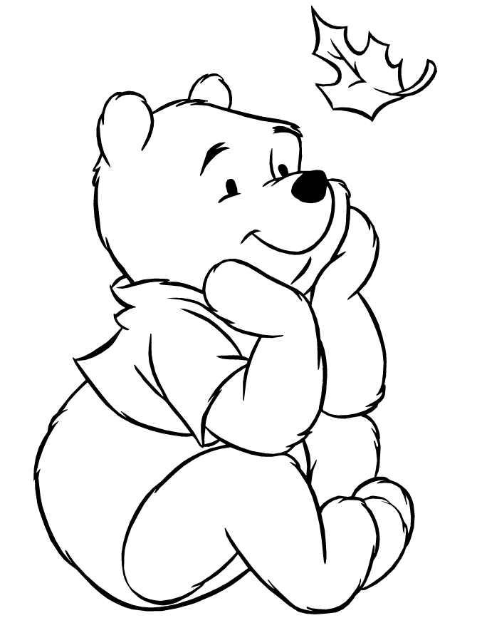 Pooh Bear And Friends 34 For Kids Coloring Page