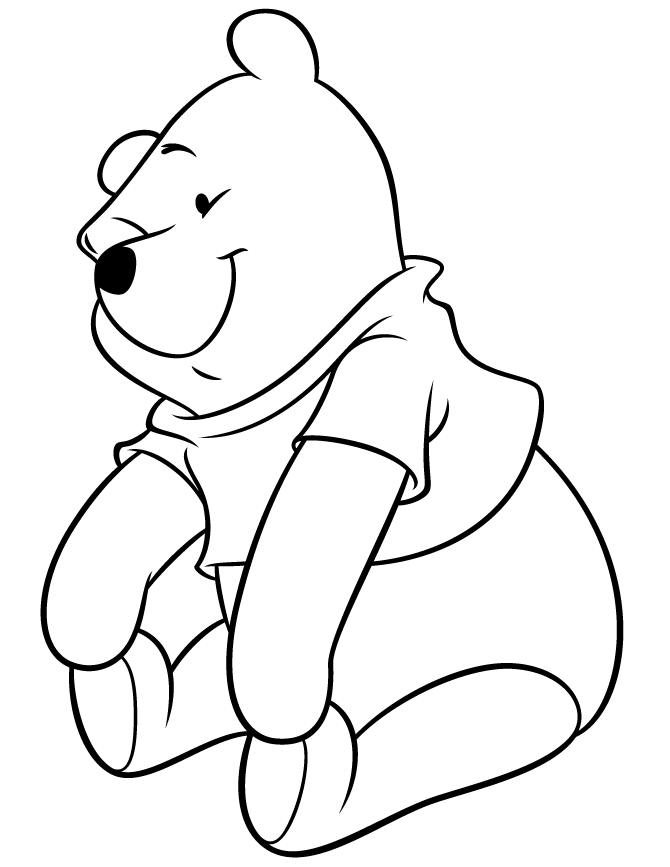 Cool Pooh Bear And Friends 43 Coloring Page
