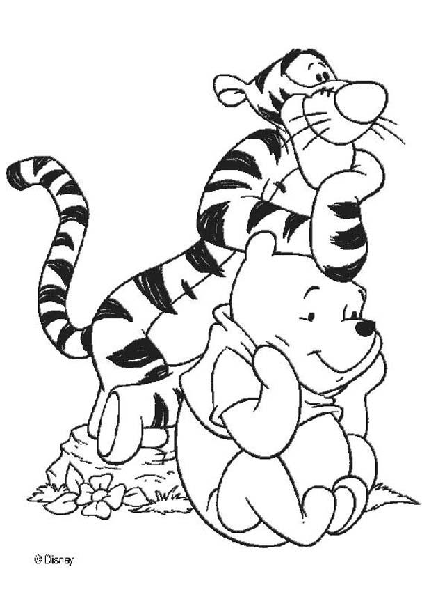 Pooh Bear And Friends 44 Cool Coloring Page
