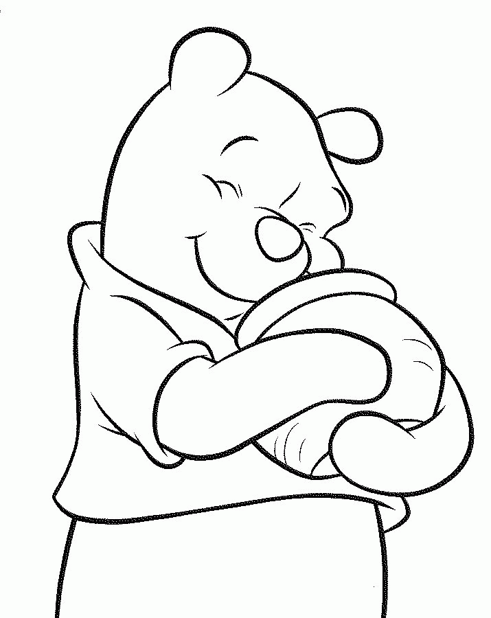 Pooh Bear And Friends 7 Cool Coloring Page
