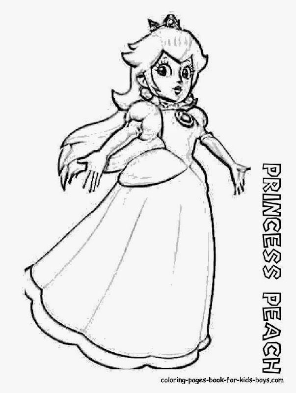 Cool Princess Daisy And Peach 14 Coloring Page