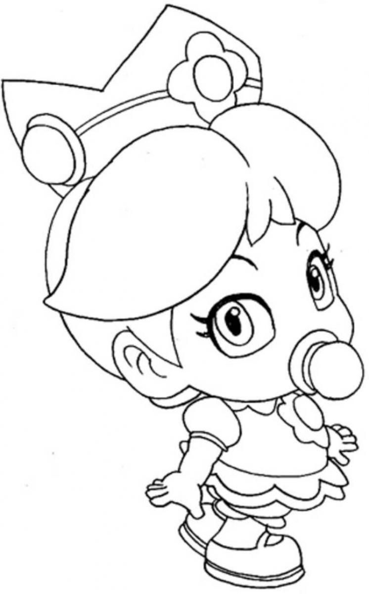Cool Princess Daisy And Peach 18 Coloring Page