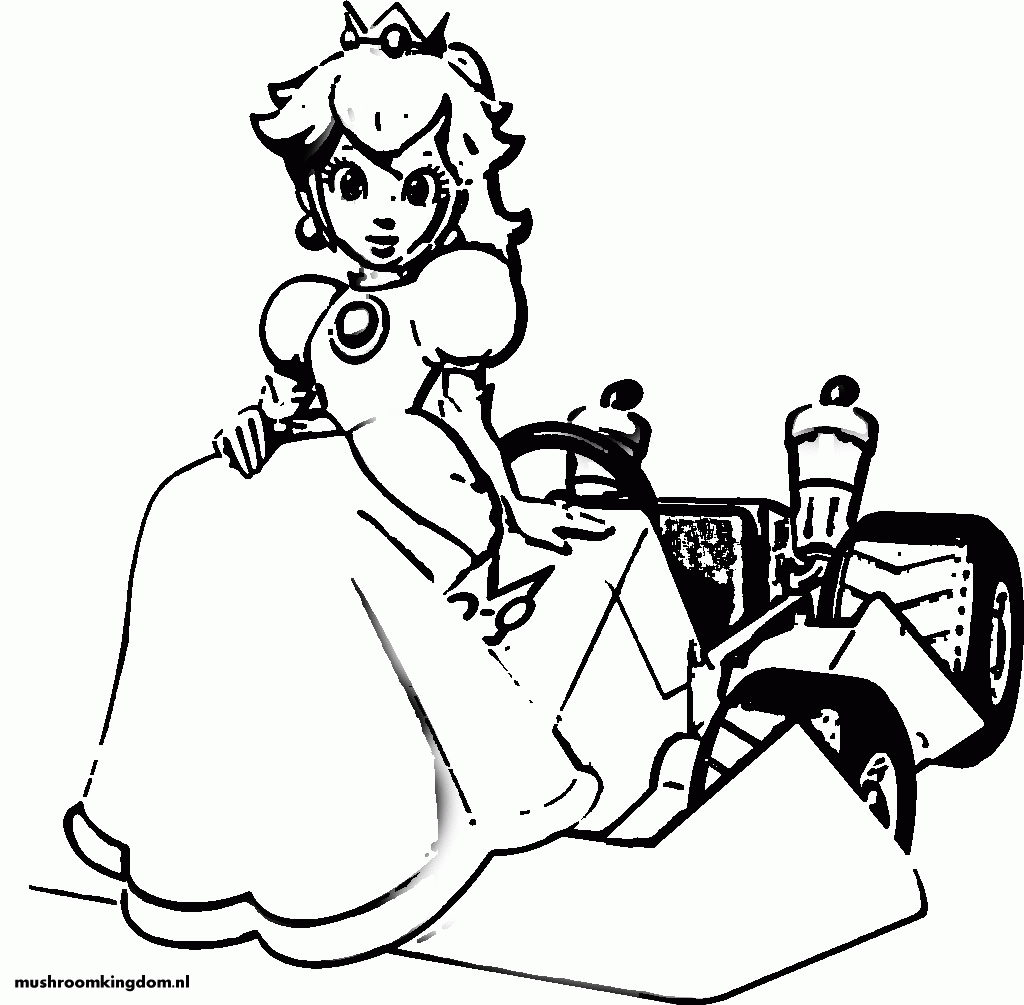 Cool Princess Daisy And Peach 22 Coloring Page