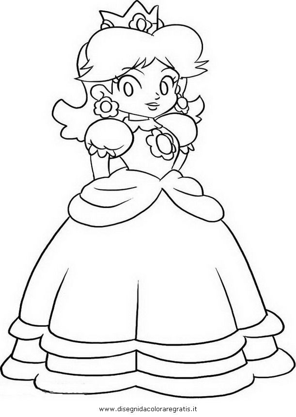 Cool Princess Daisy And Peach 26 Coloring Page