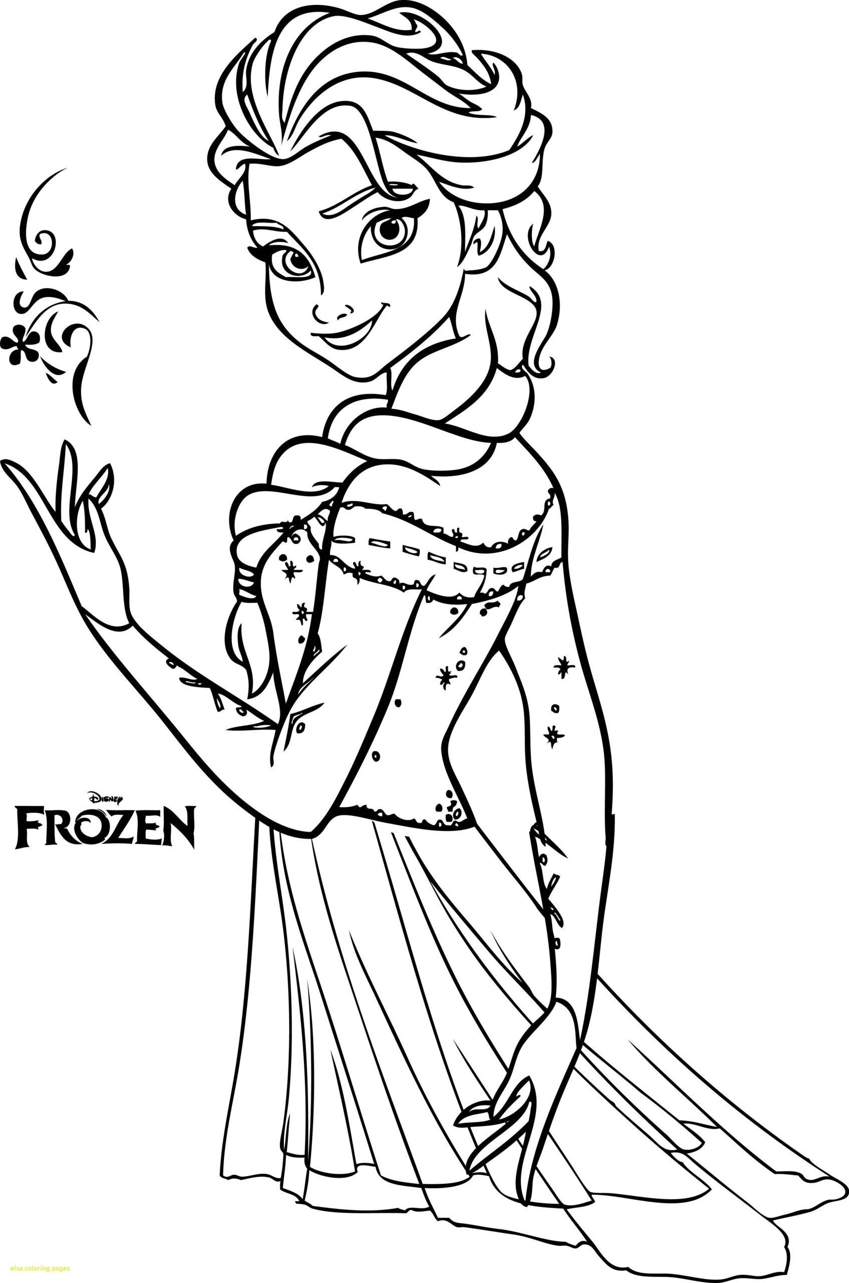 Princess Elsa 20 Coloring Pages   Coloring Cool