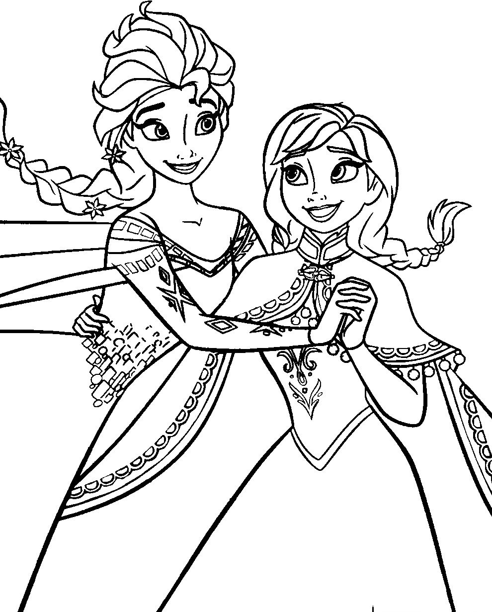 Princess Elsa 14 Cool Coloring Page